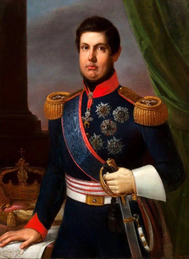 Porträt des Ferdinand II of the Two Sicilies (1810-1859)