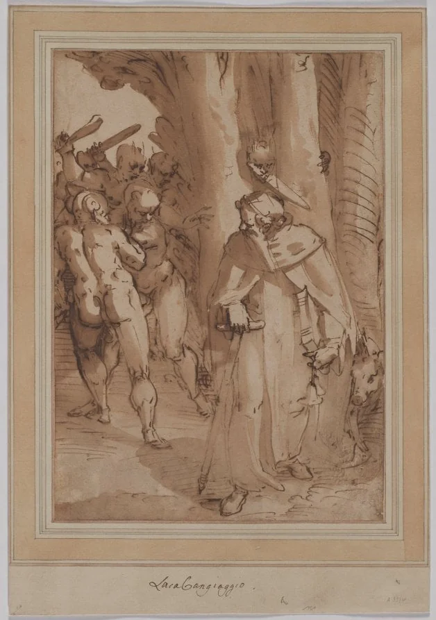 Temptation of Saint Anthony, by Luca Cambiaso, 1574