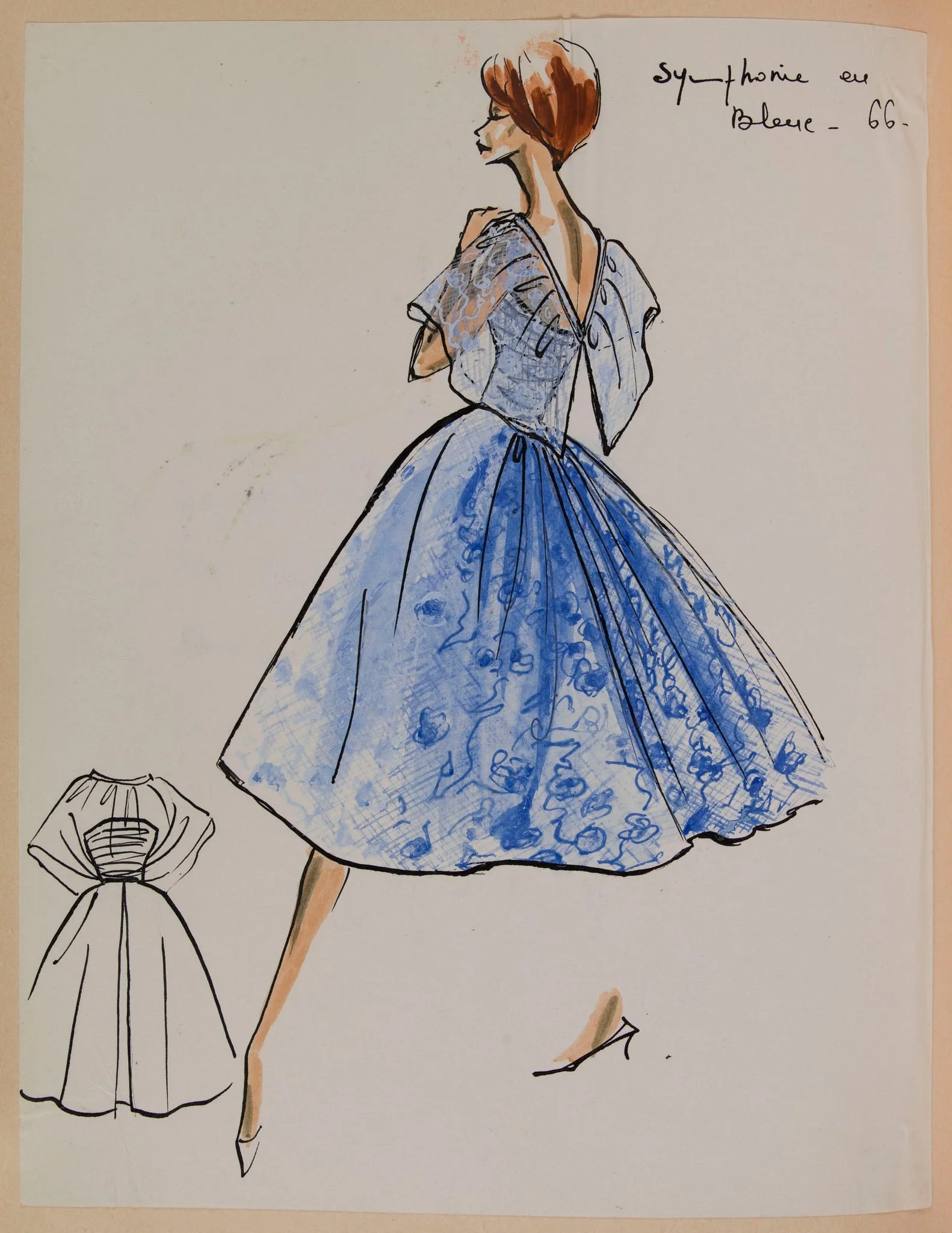Symphonie en blanc, by Marie-Louise Carven, 1958