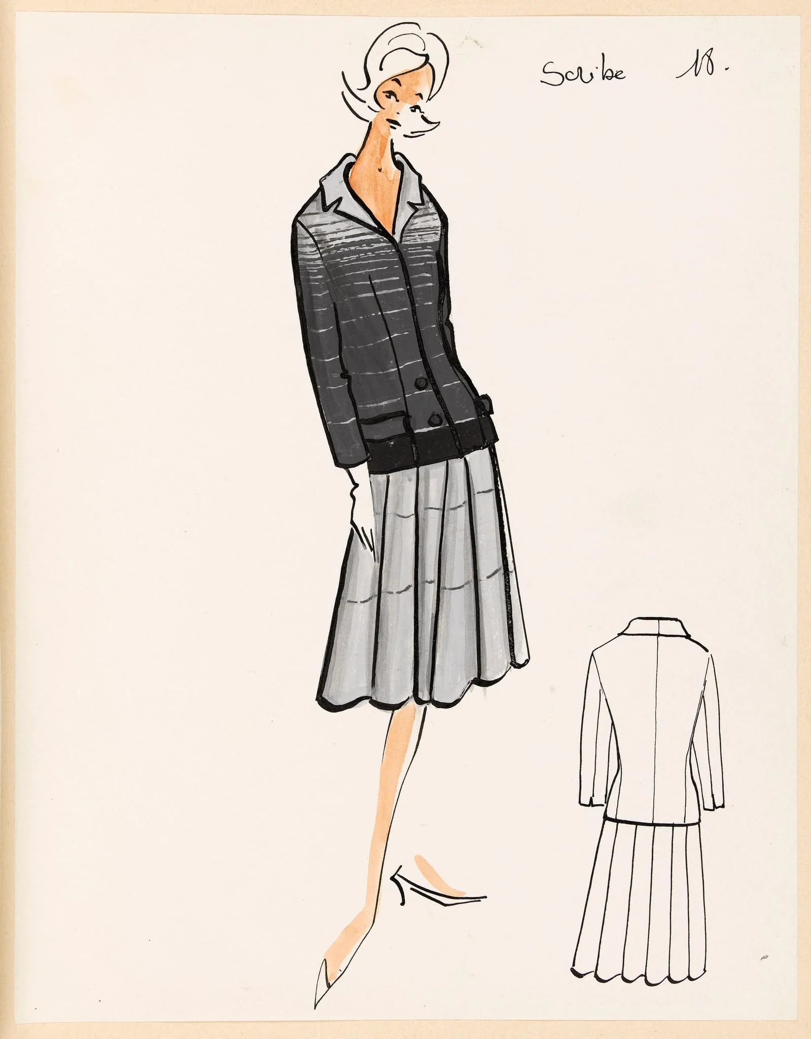 Scribe, by Carven, 1959