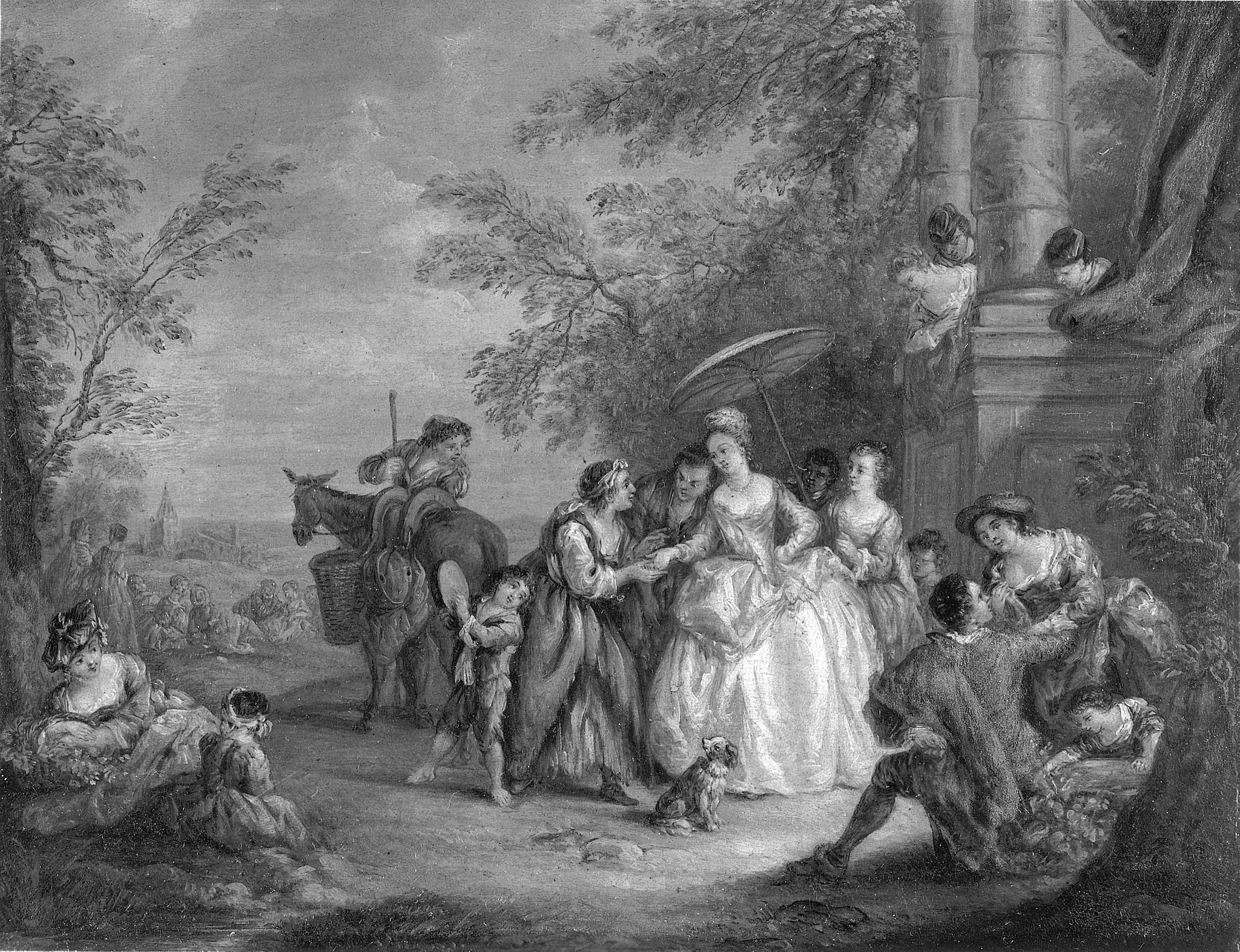 La Bonne Aventure (The Fortune Teller), by Unknown, unspecified, 1715