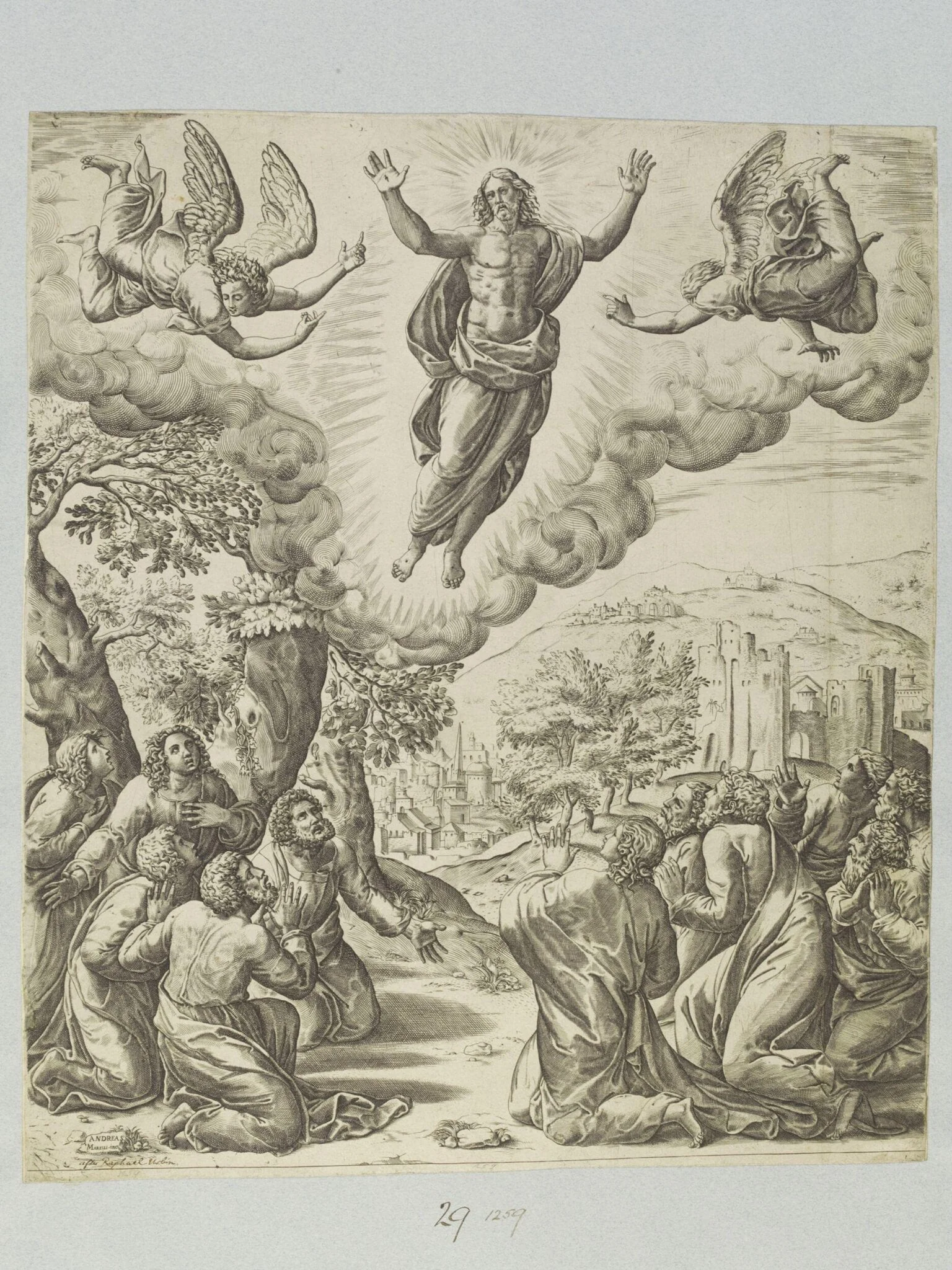The Ascension, by Andrea Marelli, 1550