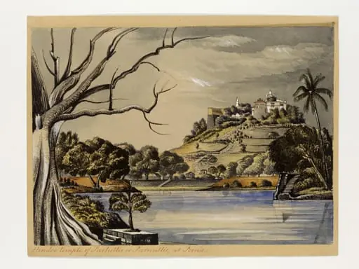 Hindoo temple of Parbuttee or Parwuttee, at Poona