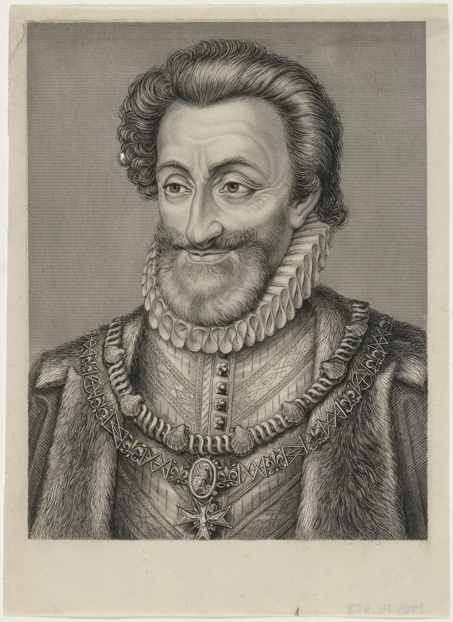 Henry IV, King of France, by Robert Graves, ink, 1846