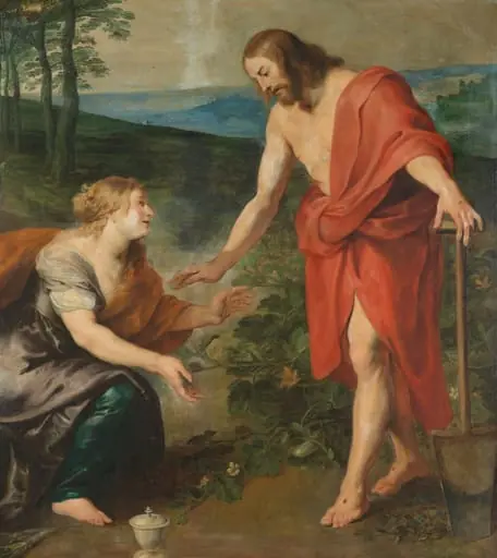 Christ Appearing to Mary Magdalen as a Gardener (Noli me Tangere)
