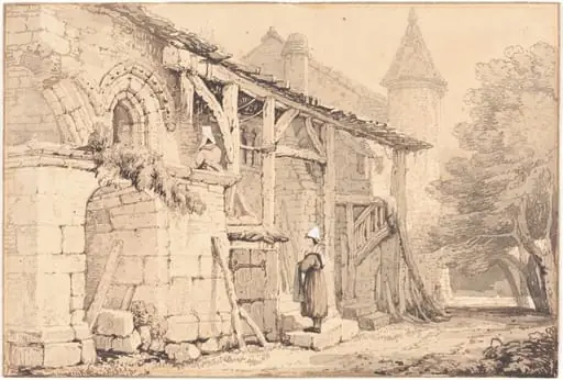Scene at Jumièges