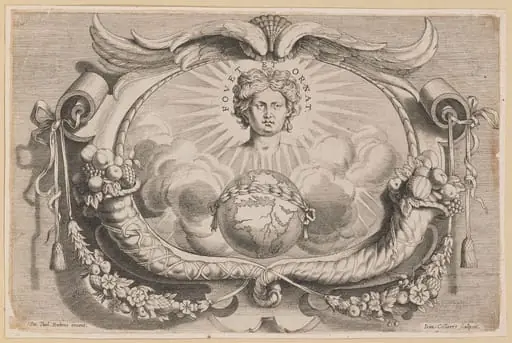 Printer's Device for Jan van Keerbergen: Vignette for Biblia Cum Glossa Ordinaria