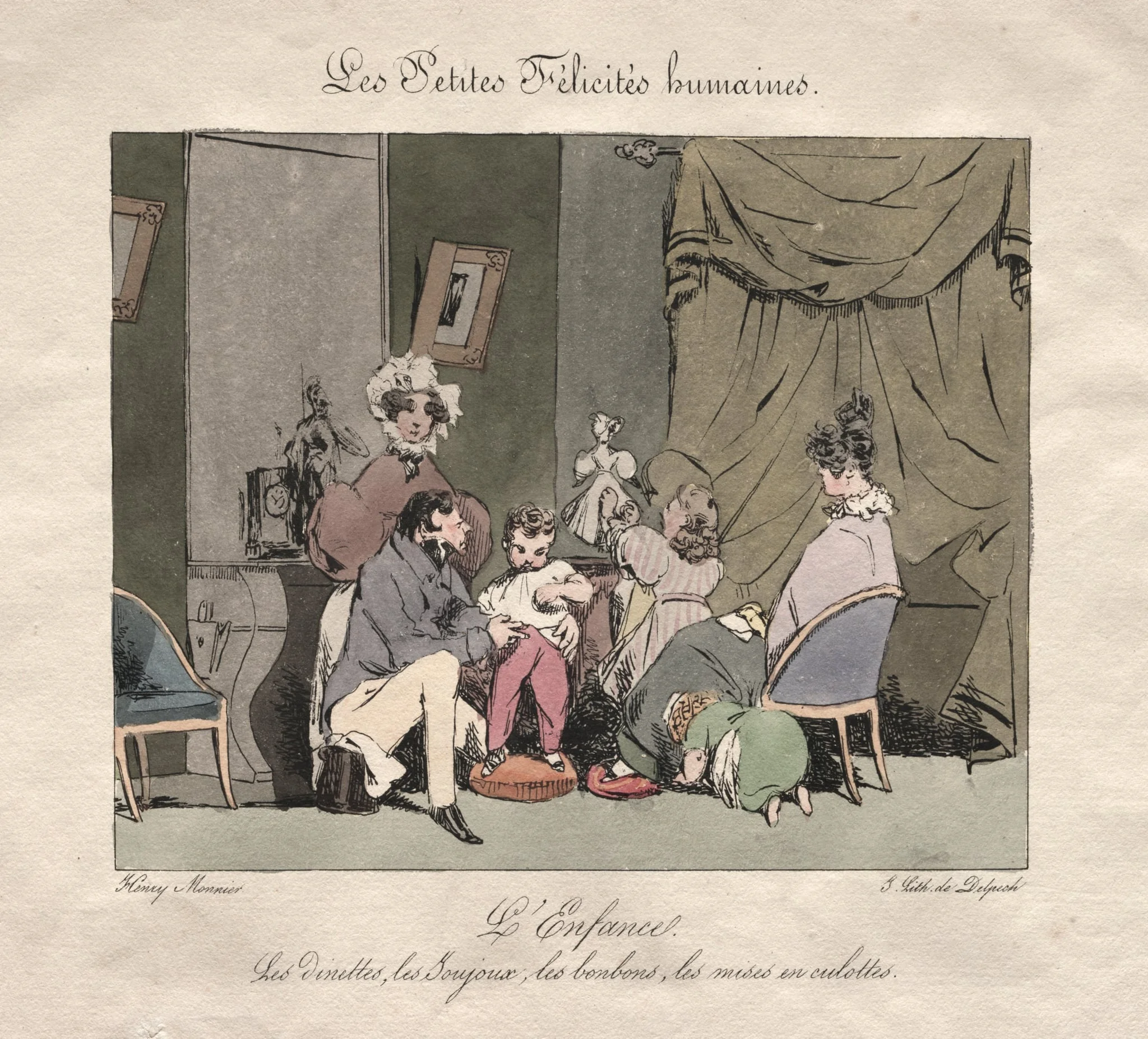 Childhood, by Henry Bonaventure Monnier, 1804