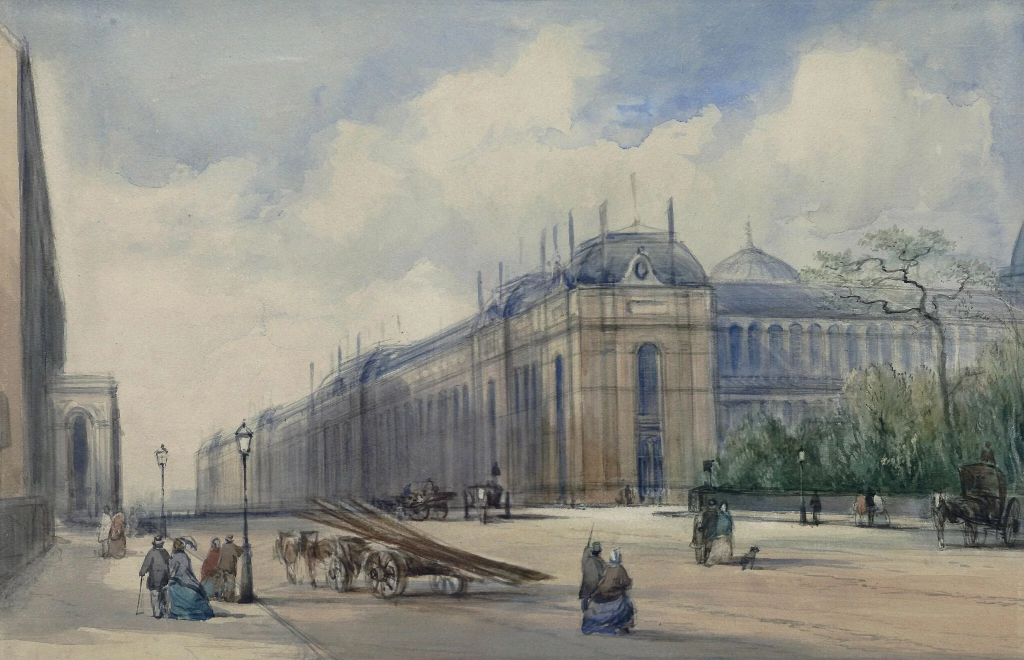 South-east aspect of the 1862 Exhibition Building