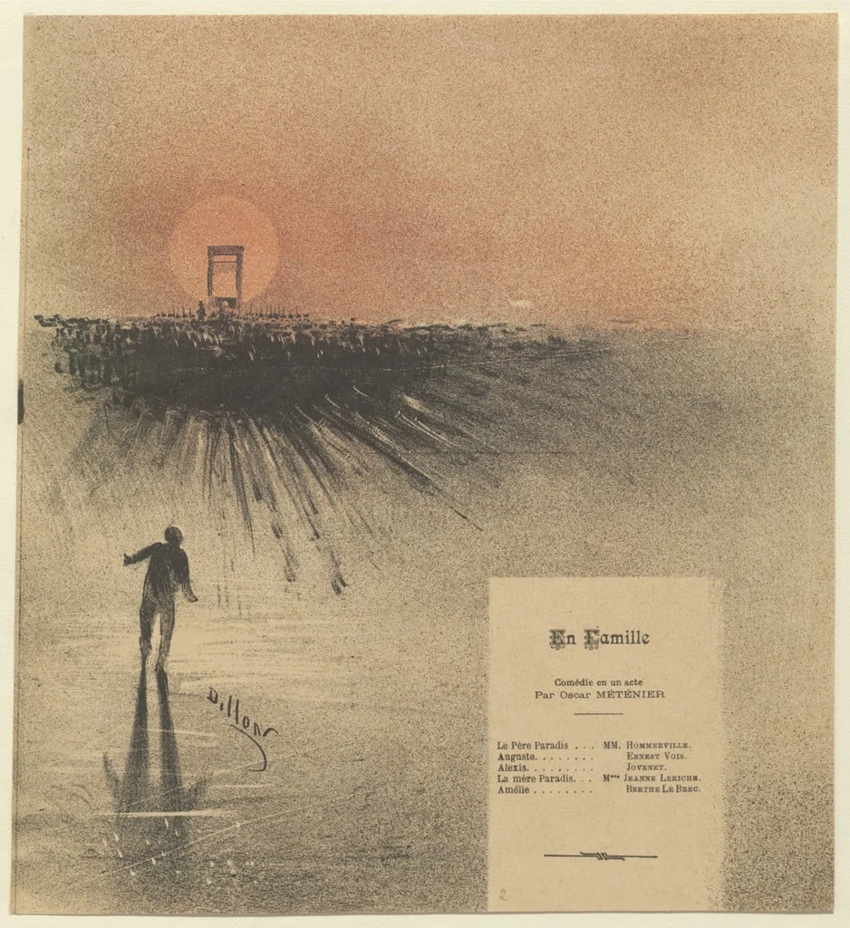 Untitled, by Henri-Patrice Dillon, ink, 1887