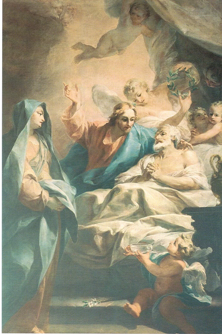 Смерть святого Иосифа (Магатти), by Unknown, unspecified, 1850