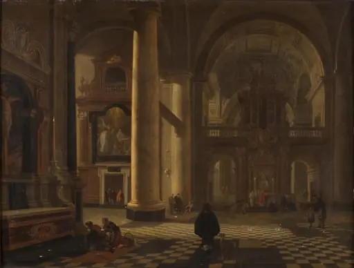 Interior of a Catholic Church