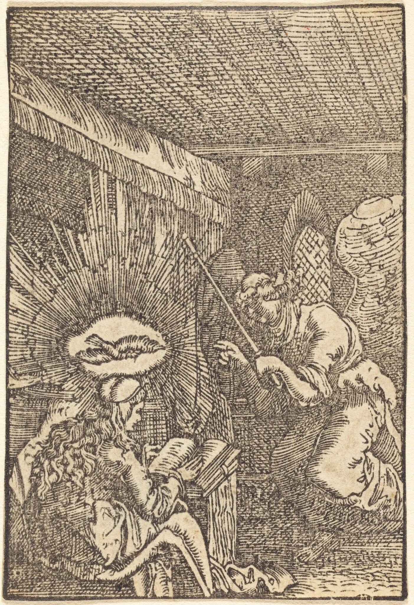 The Annunciation, by Albrecht Altdorfer, ink, 1513