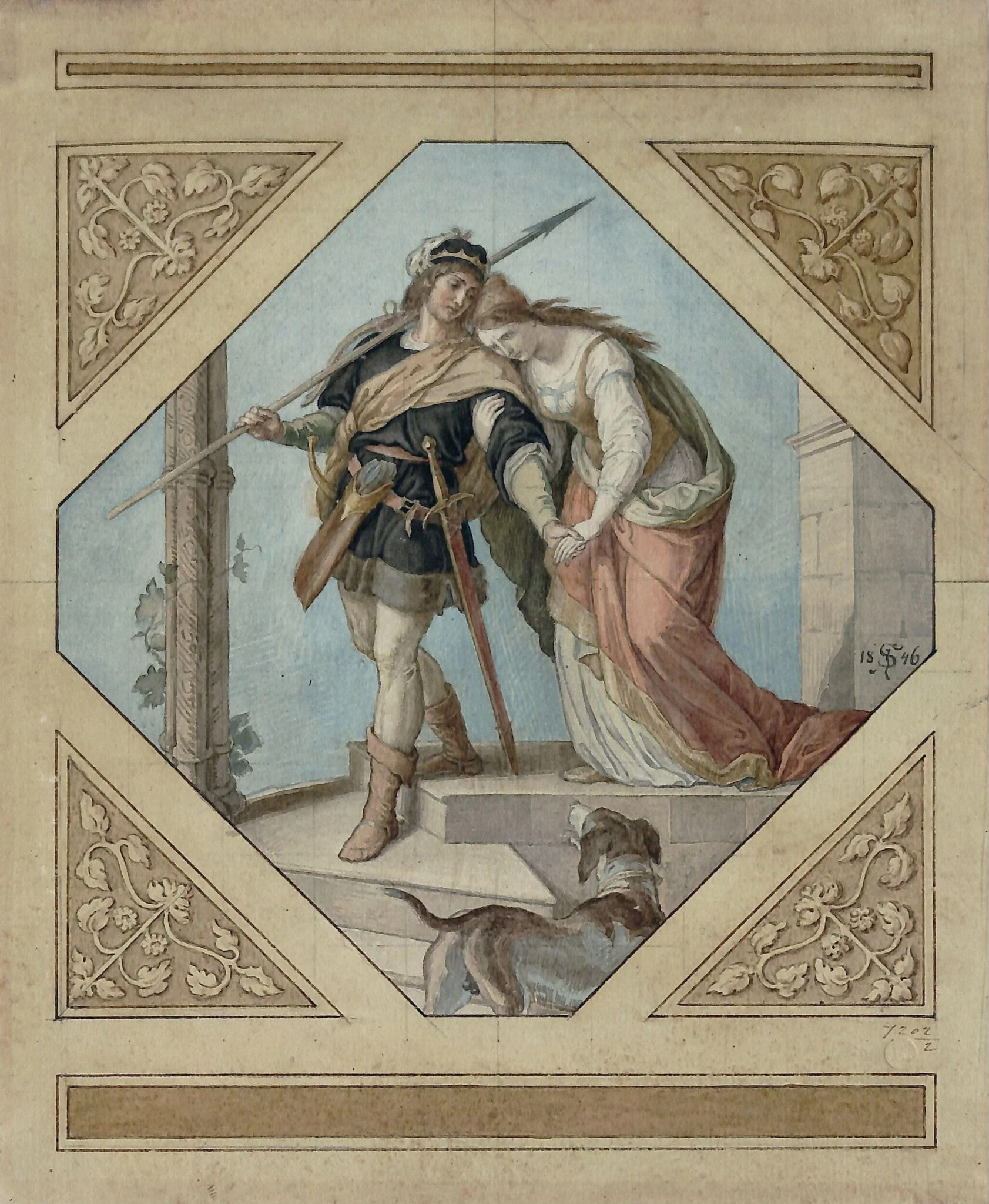 Siegfried and Chriemhilda