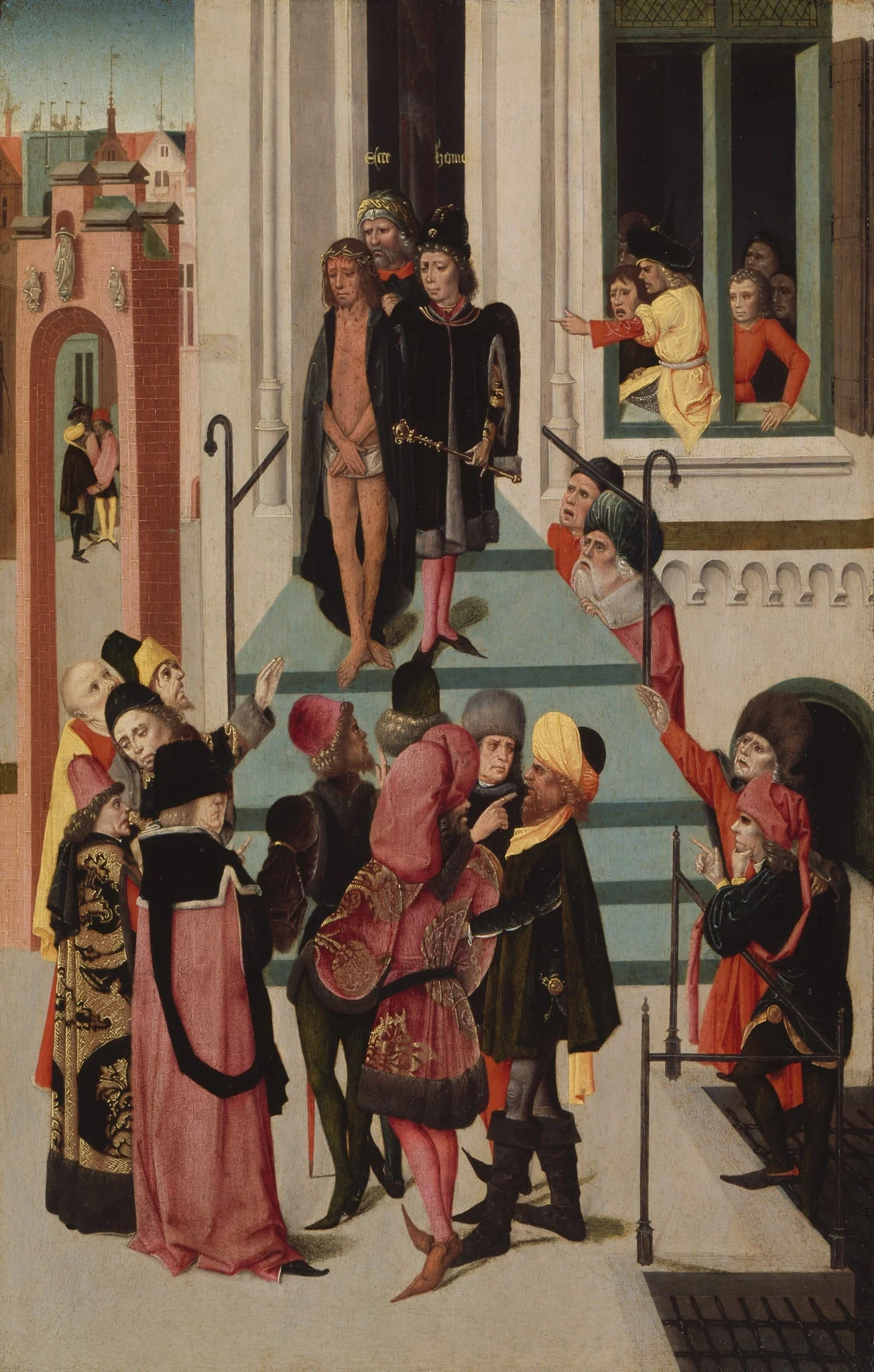 Christ Presented to the People, by North Netherlandish, oil, 1480