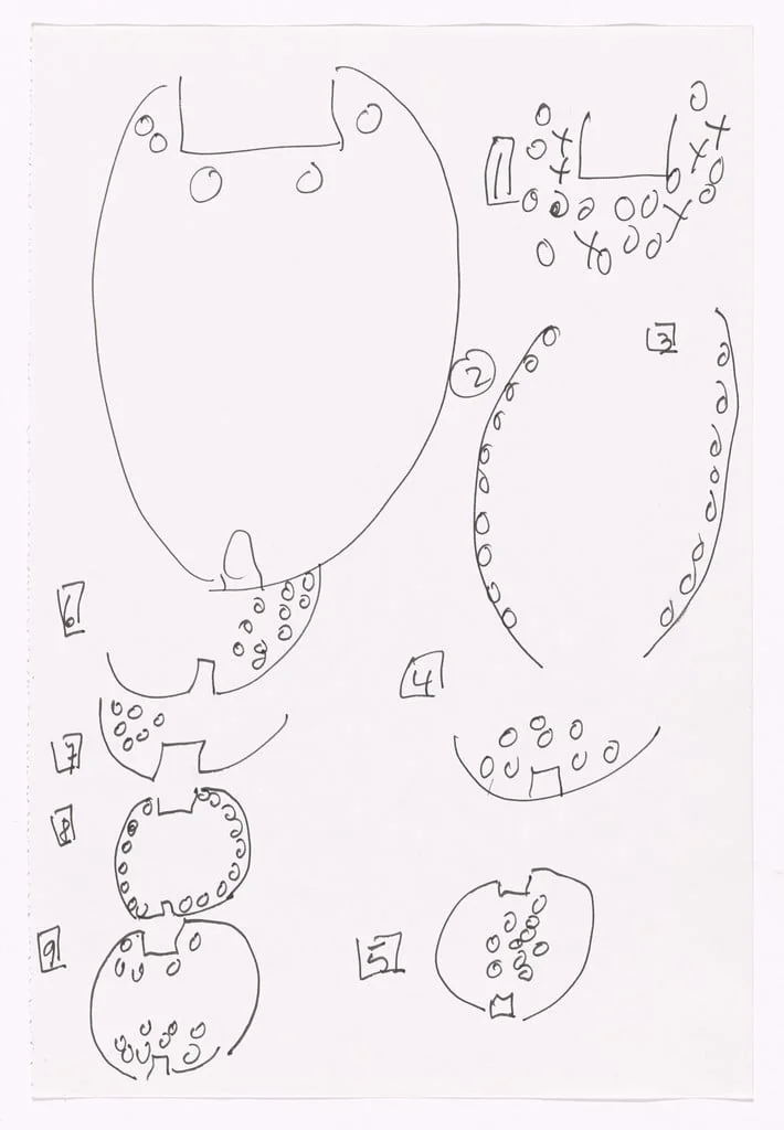 Untitled, by Merce Cunningham, 1983