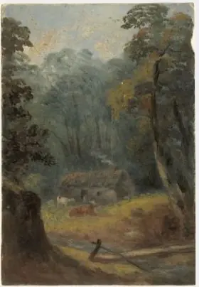 Cottage by a Stream