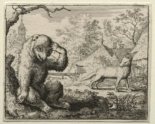 Reynard the Fox:  Reynard Chides the Injured Bear