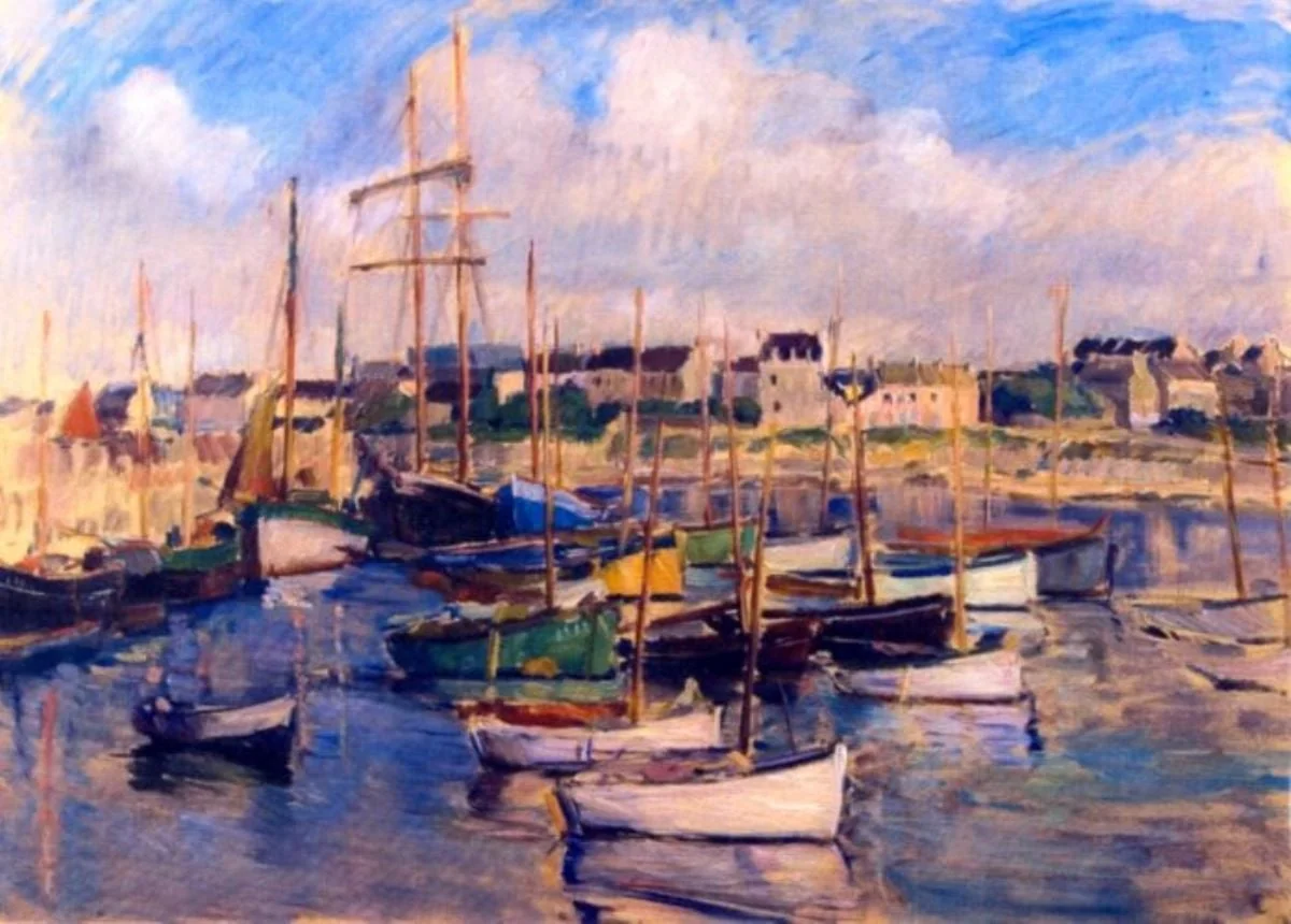 Port în Franța, by Jean Alexandru Steriadi, unspecified, 1928