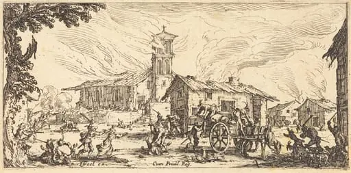 Ravaging and Burning a Village