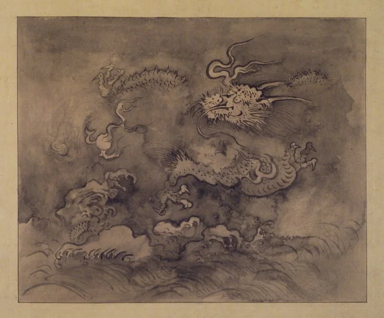 Dragon, Clouds and Waves