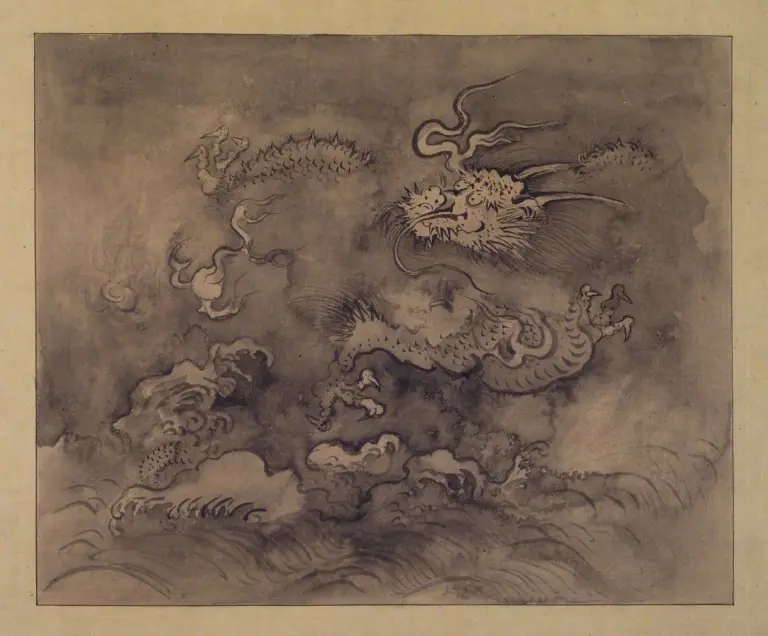 Dragon, Clouds and Waves