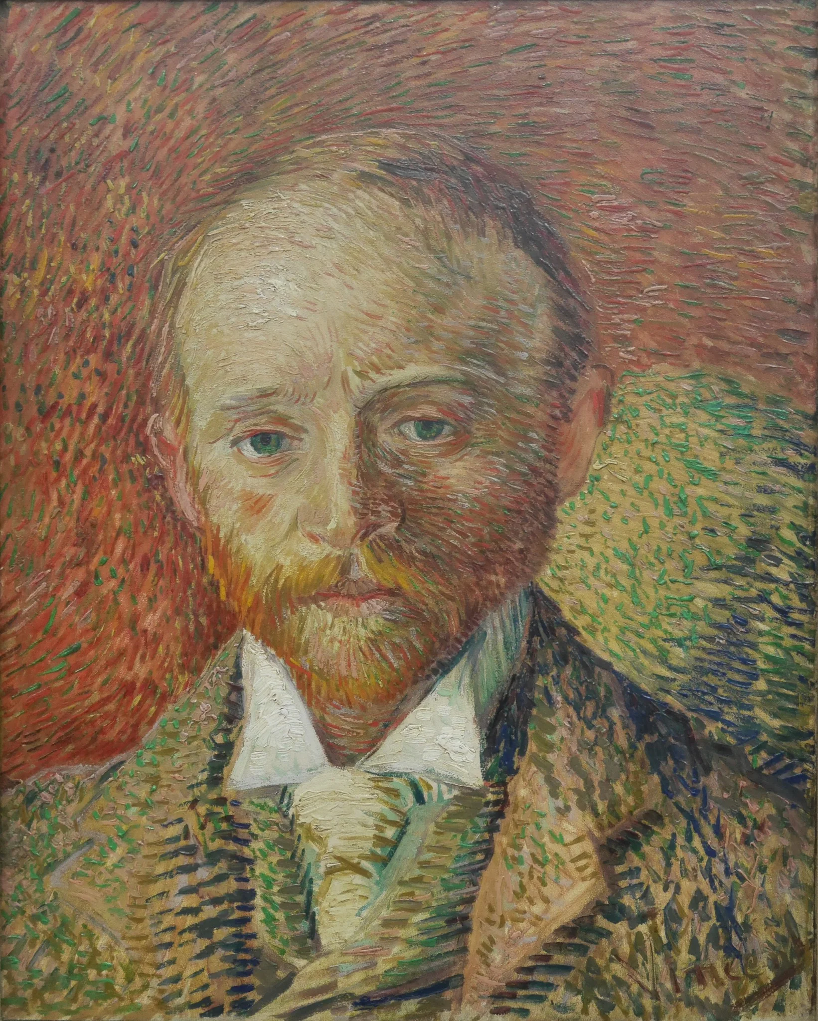 Portrait of Alexander Reid, by Vincent van Gogh, oil, 1894