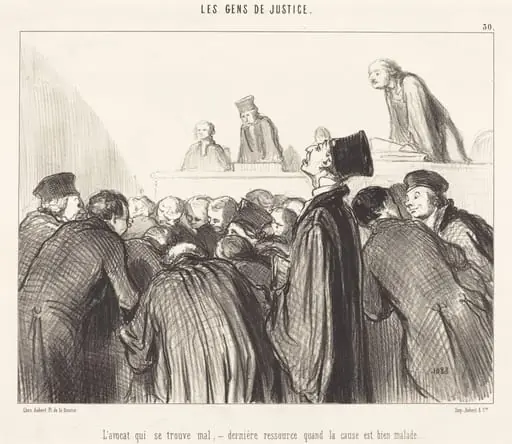 L'Avocat que se trouve mal
