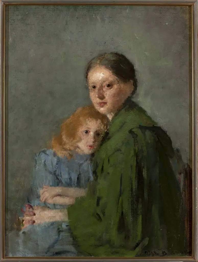Study of a woman with a girl