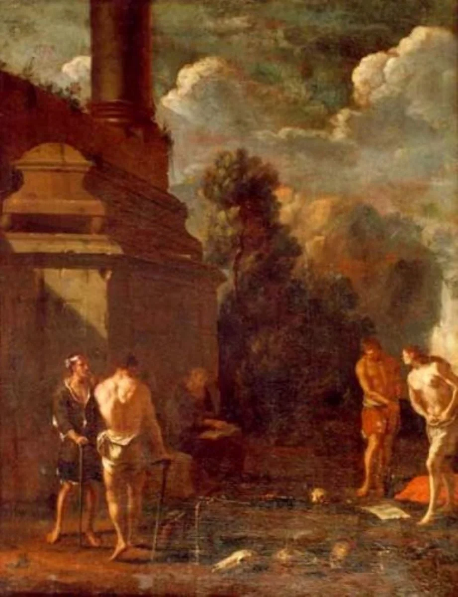 Zădărnicia, by Heinrich Johann Schonfeld, unspecified, 1650