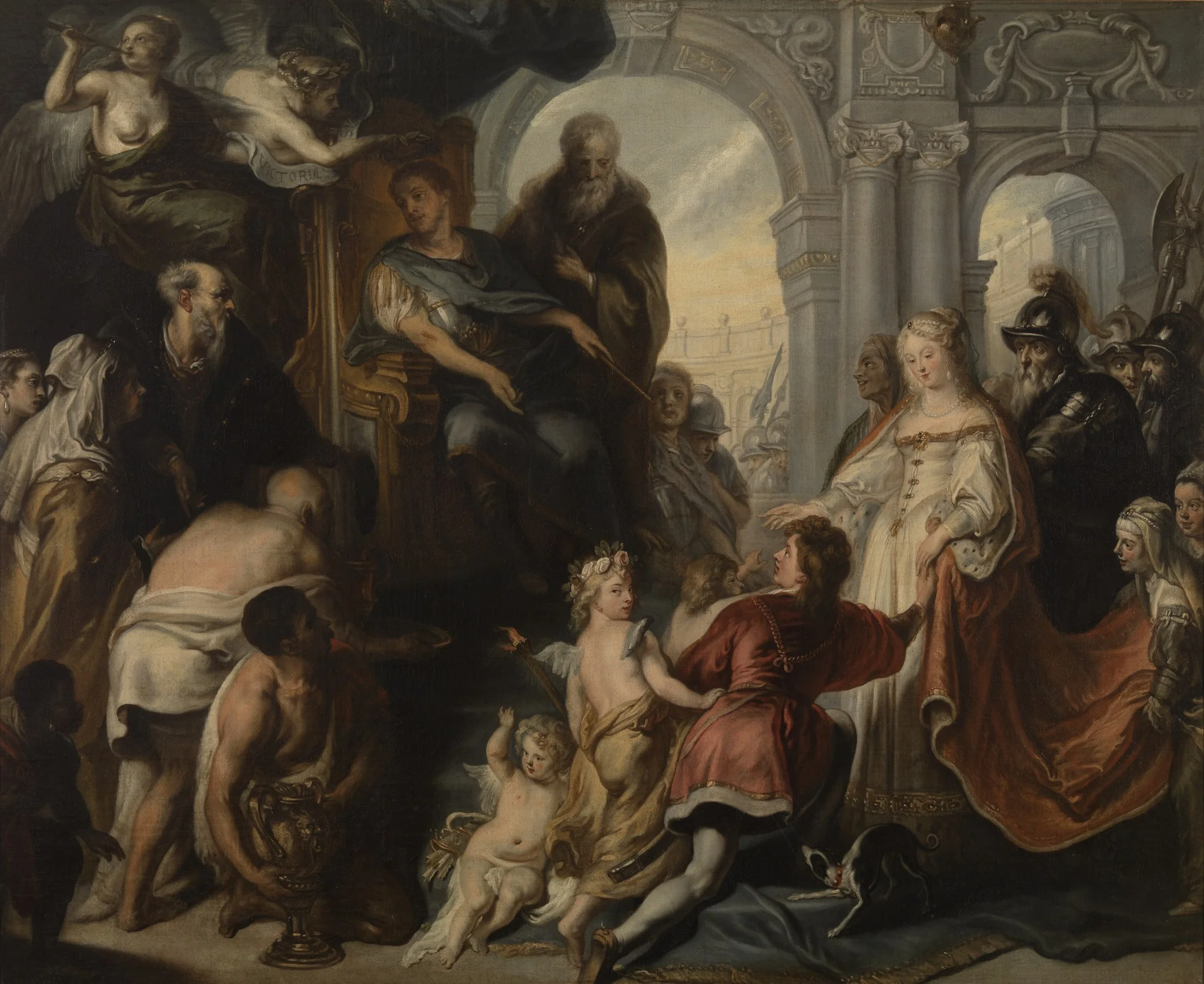 The Continence of Scipio Africanus, by Theodoor van Thulden, oil, 1647
