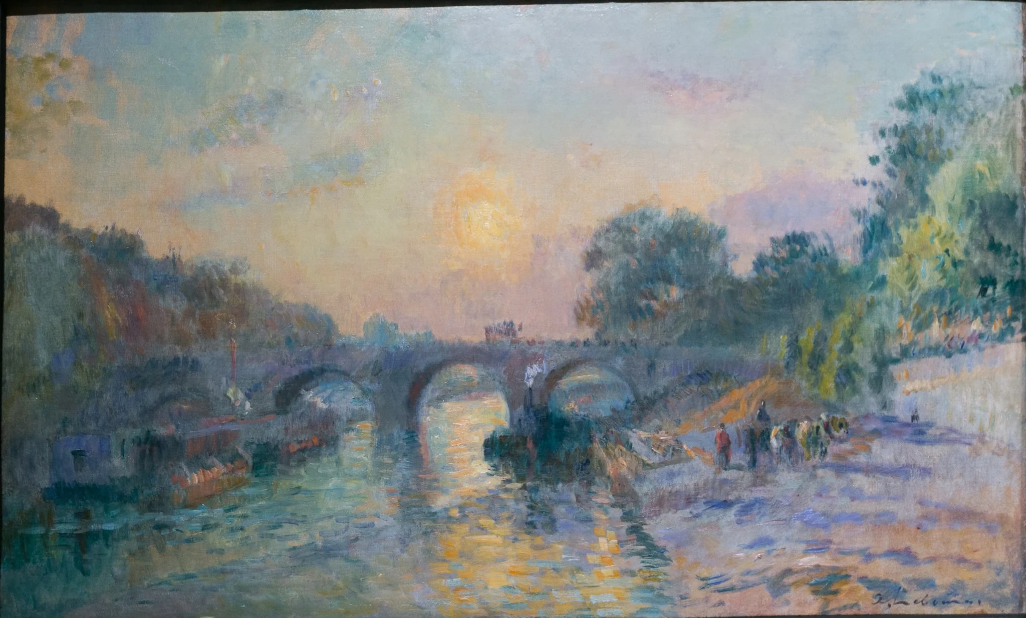 The Pont Marie at Sunset, Paris