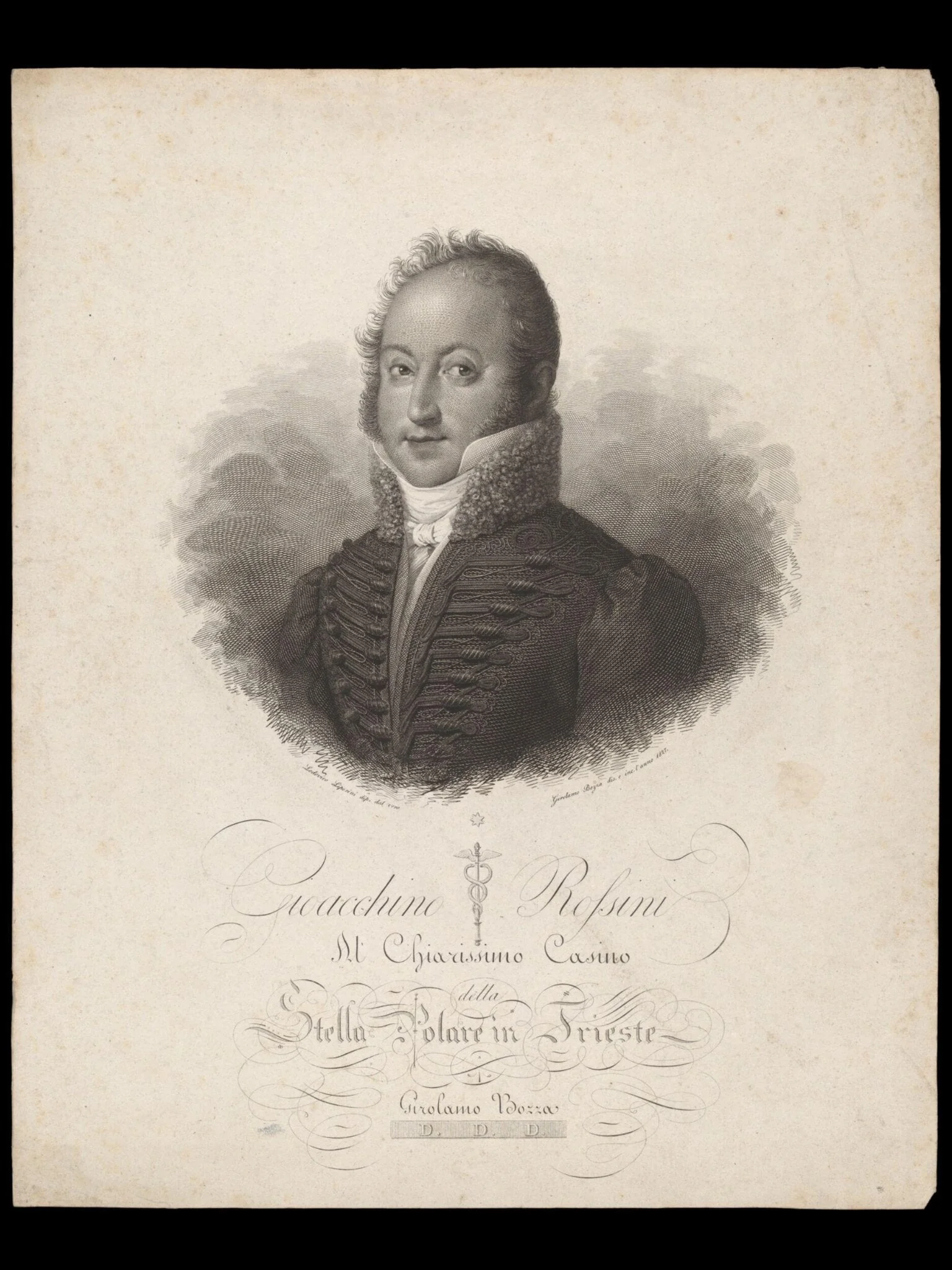 H Beard Print Collection, by Lodovico Lipparini, 1827