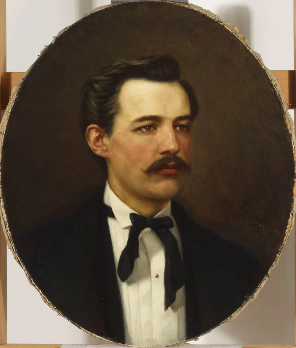 Karl Emanuel Janssonin muotokuva, by Fredrik Ahlstedt, unspecified
