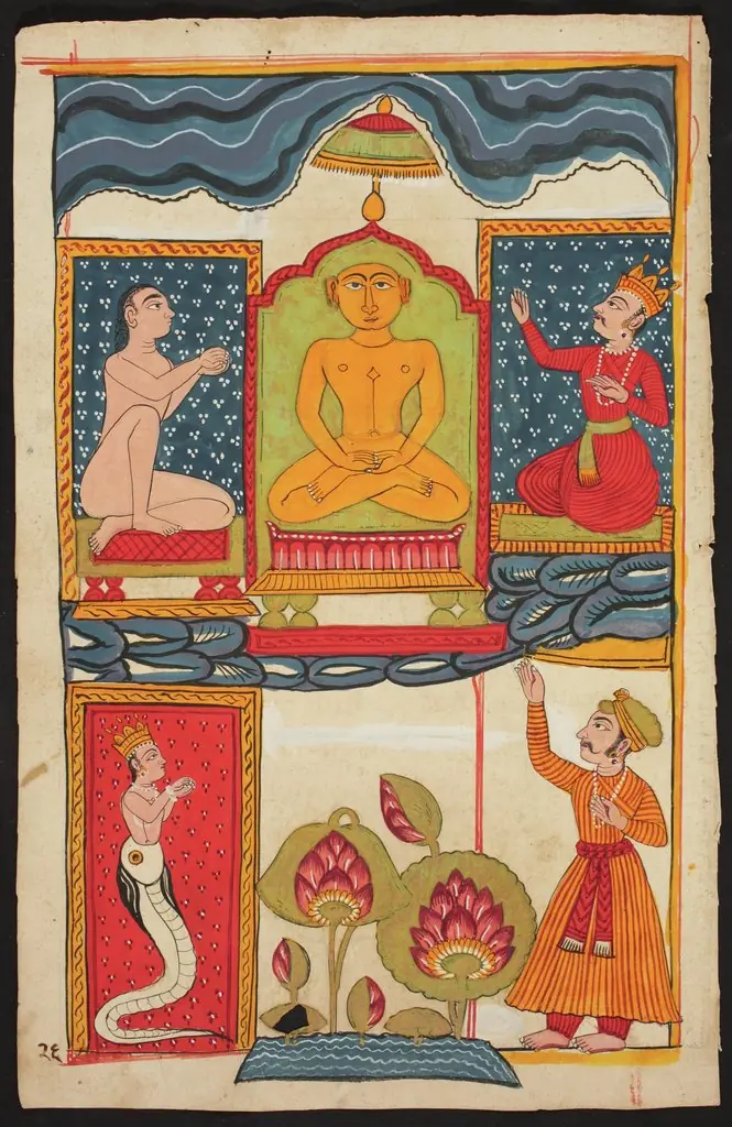 Folio from the Bhaktamara Stotra (“Hymn of the Immortal Devotee”)