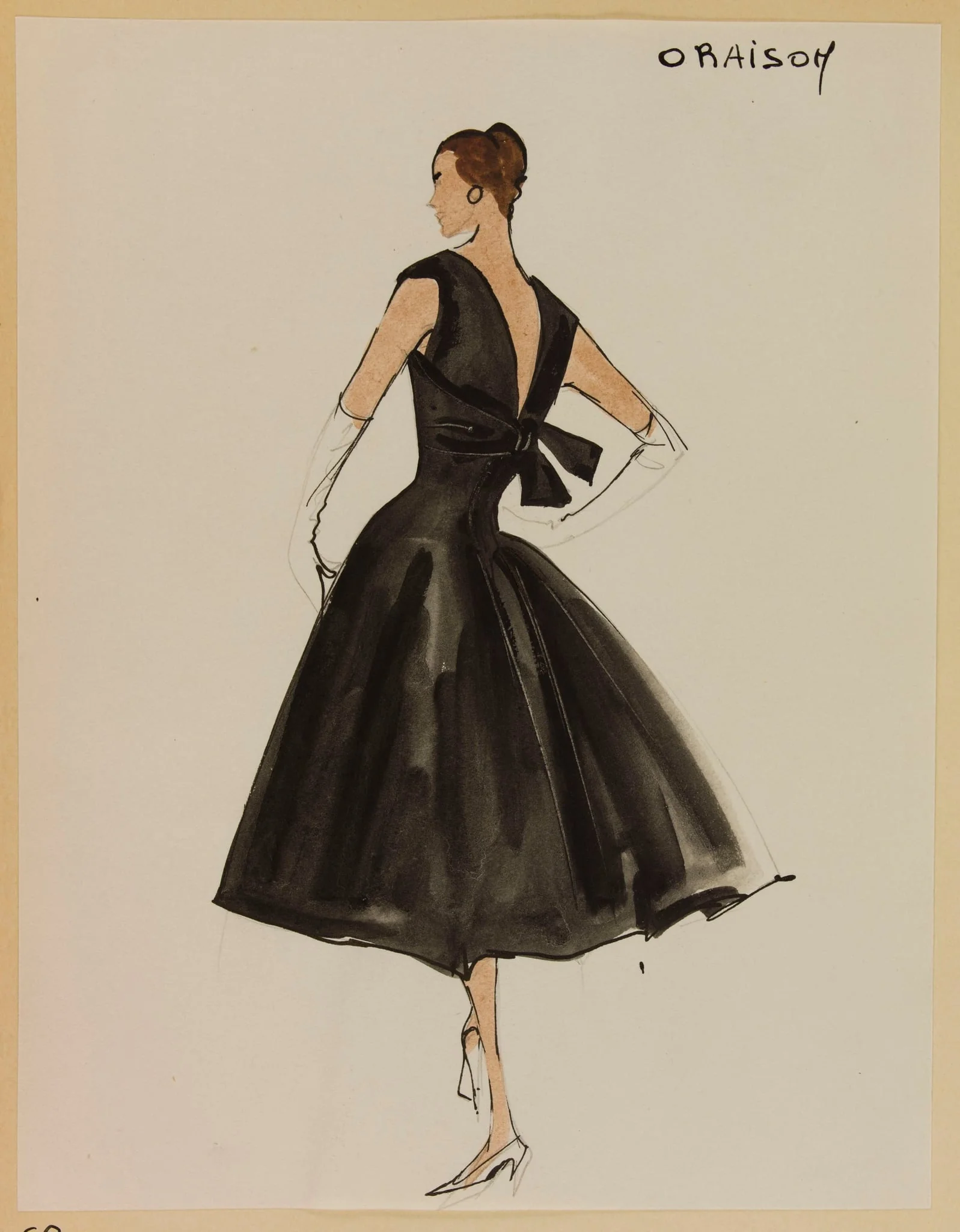 Oraison, by Carven, 1955