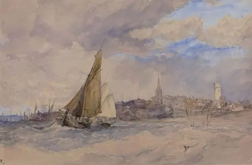 Harwich from the sea