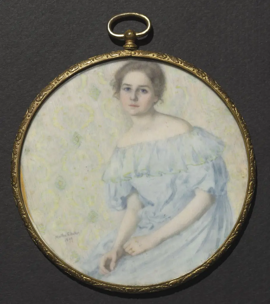 The Blue Gown (Portrait of Ethel Coe)