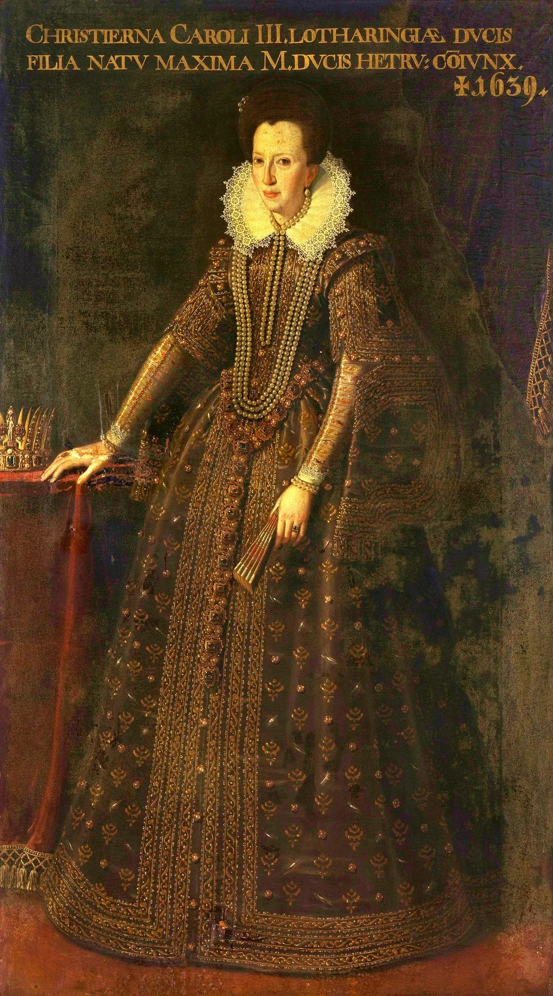 Christine, Tochter Karls III. von Lothringen, by Unknown, unspecified