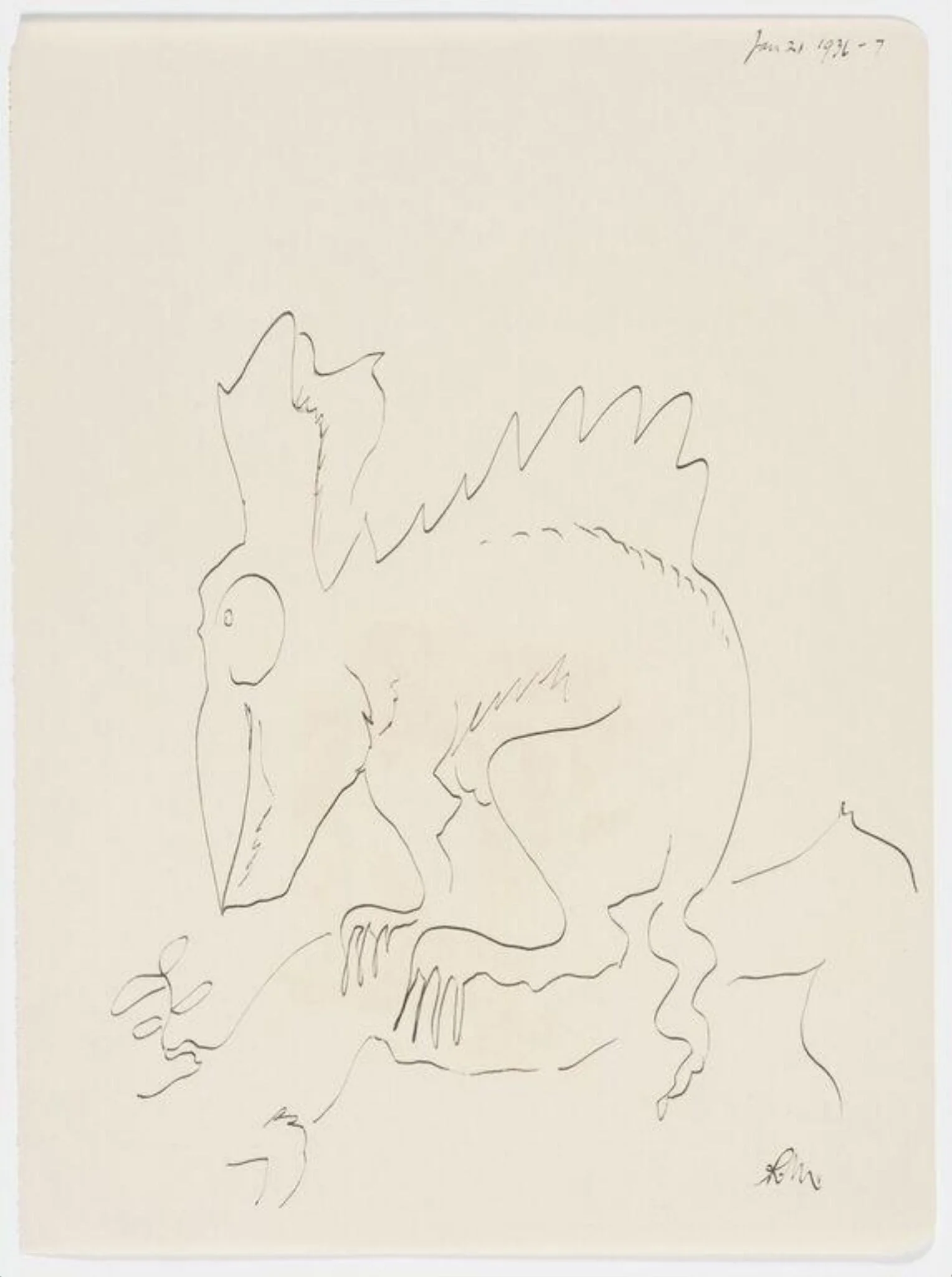 A Small Monster, by Reuben Mednikoff, 1936