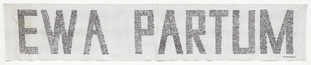 Untitled, by Ewa Partum, ink, 1972