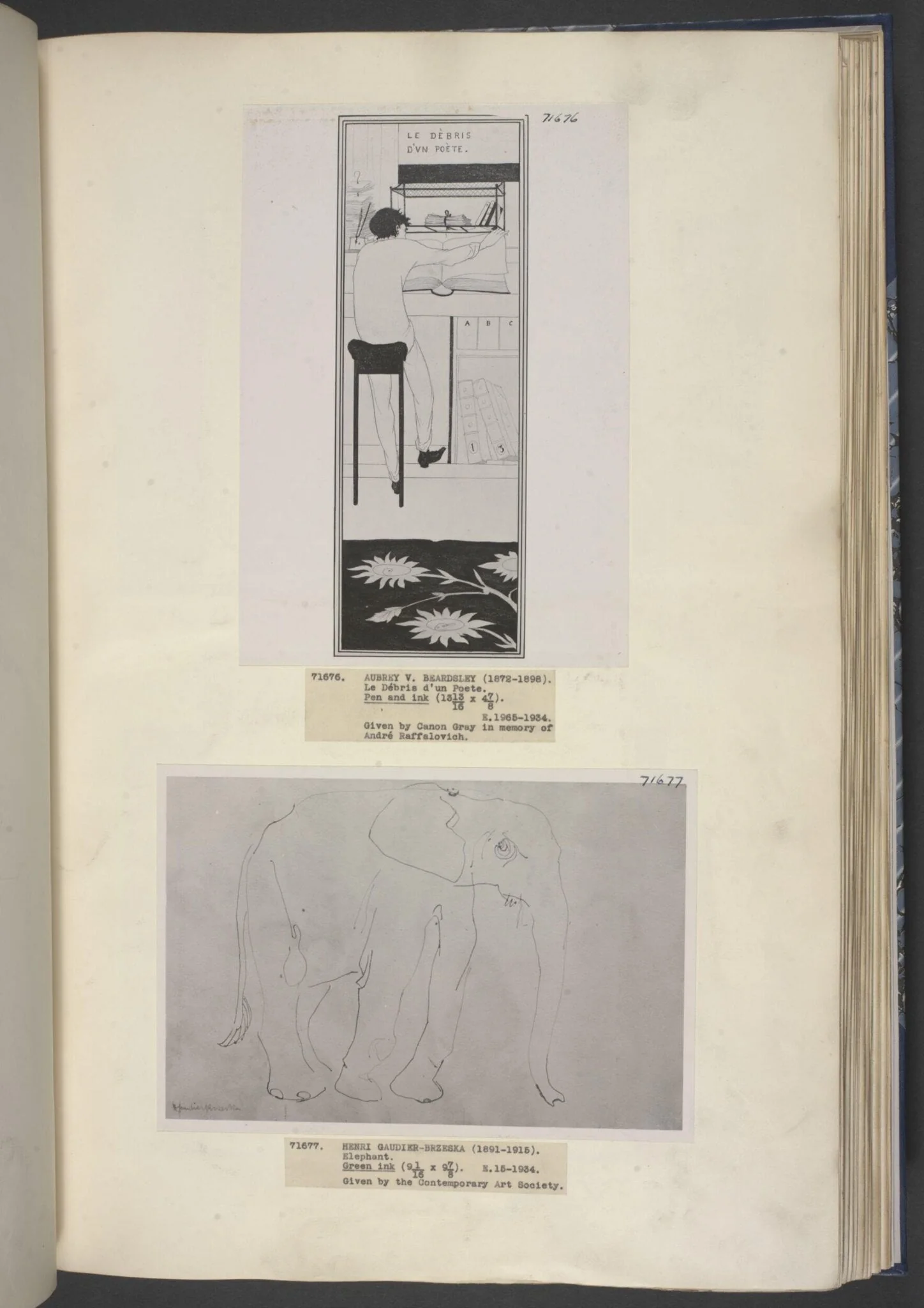 Elephant., by Henri Gaudier-Brzeska, 1903