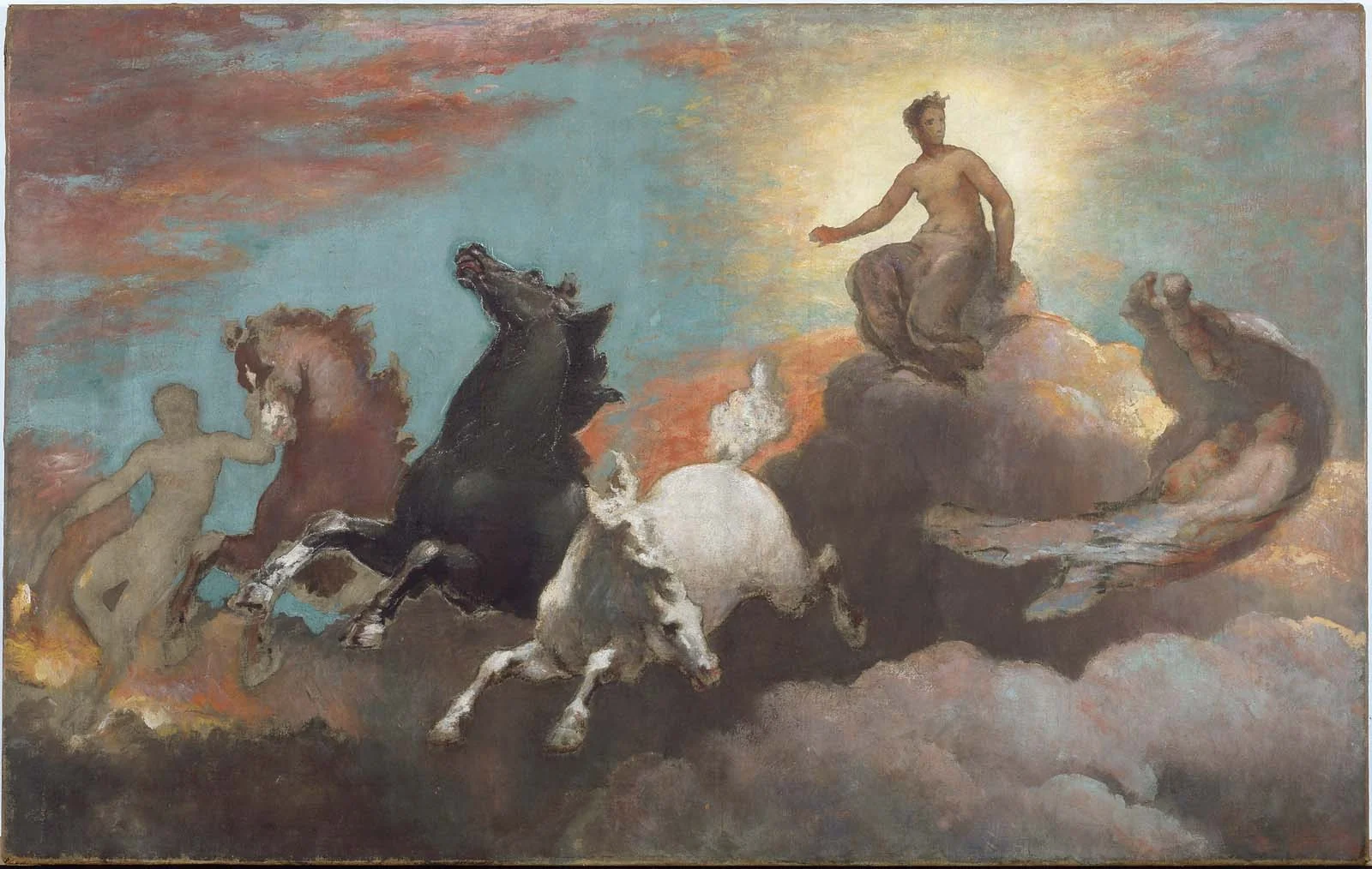 Anahita. The Flight of Night, by William Morris Hunt, unspecified, 1890