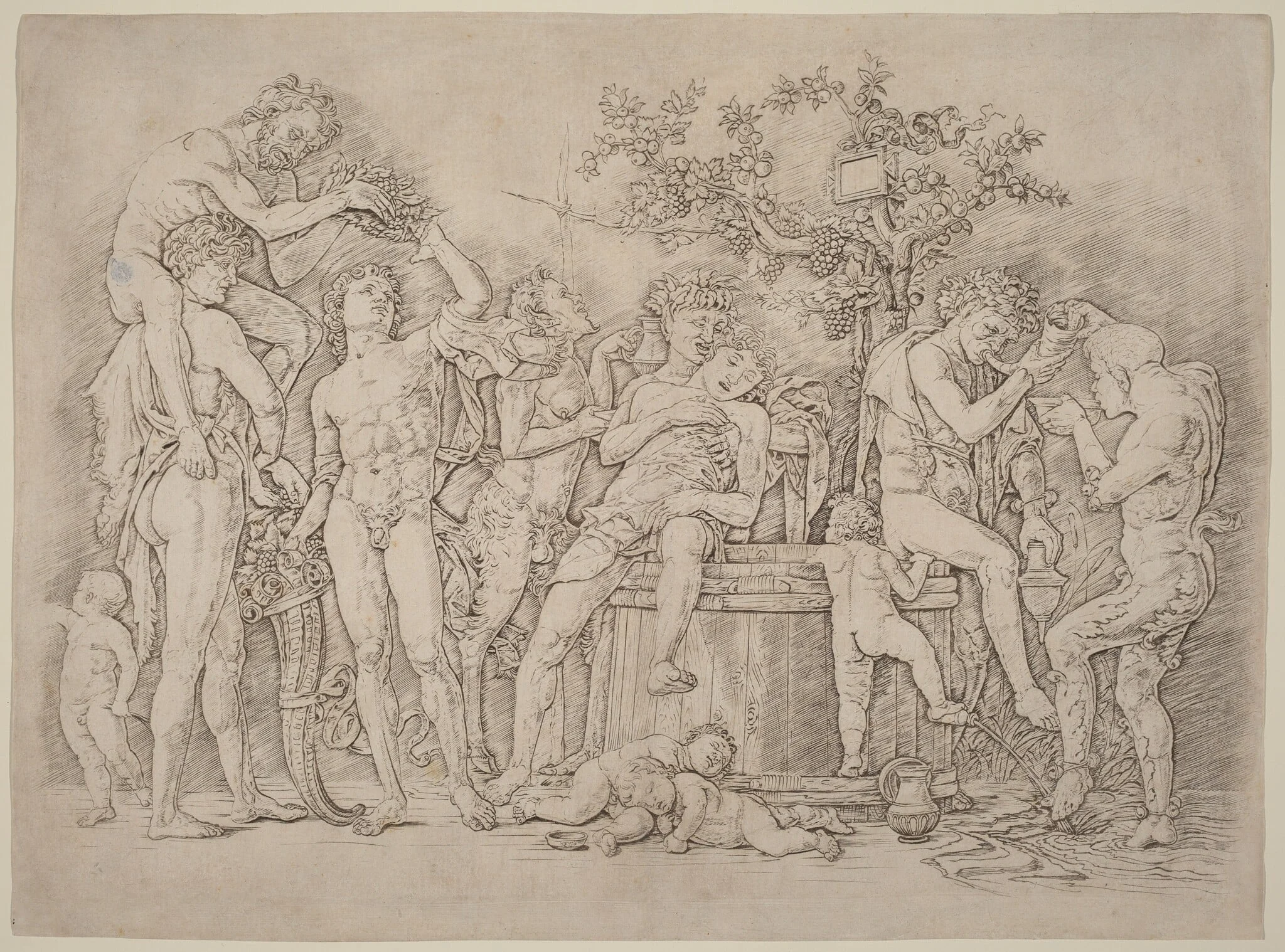Bacchanal with a Wine Vat