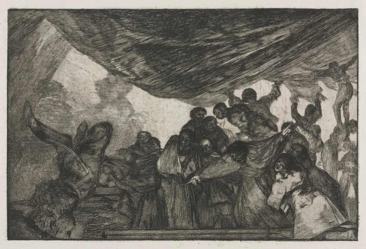 The Proverbs:  Clear Folly, by Francisco Goya, 1864