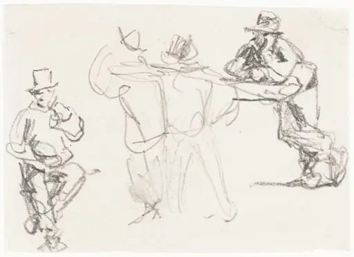 Studies of a Male Figure