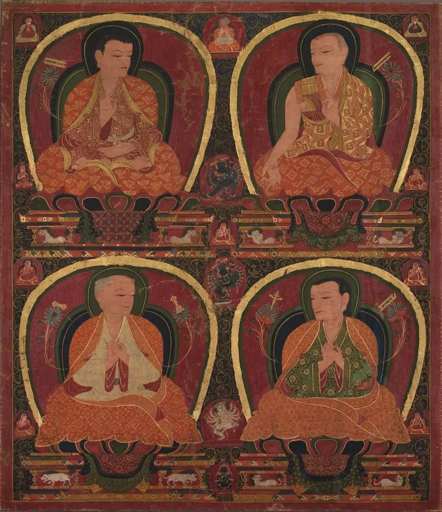 Four Seated Masters
