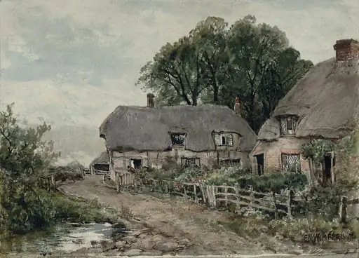 Cottages Near Ringwood, Hants