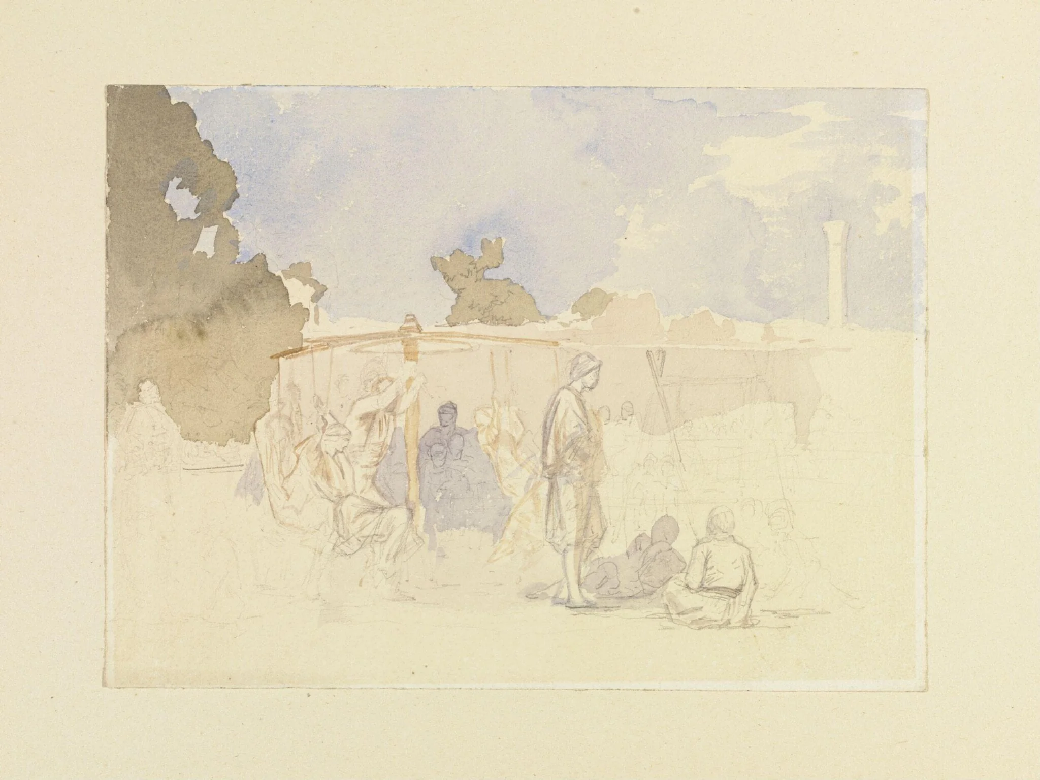 A group of figures in Eastern dress, Turkey
