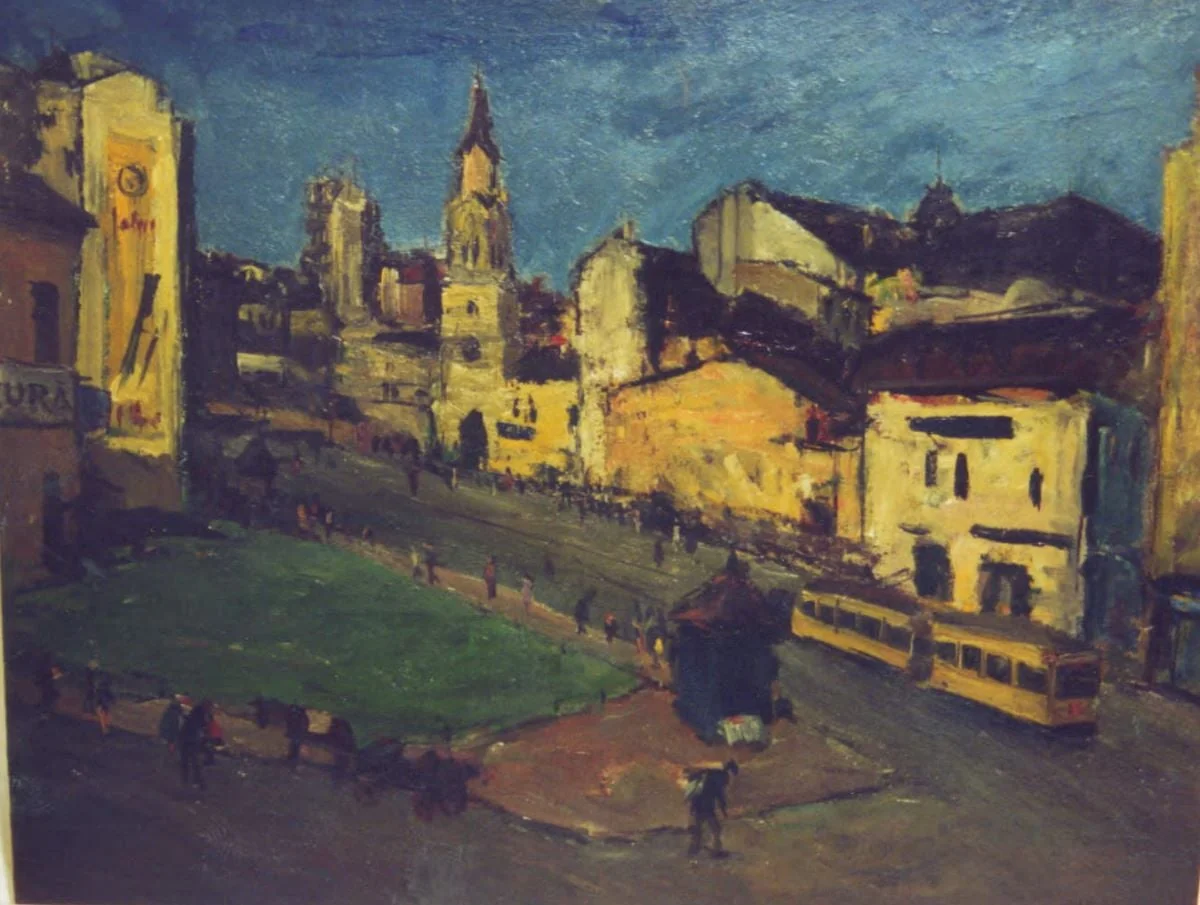 Spre biserica Bărăției, by Traian Sfințescu, unspecified
